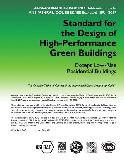 ASHRAE/ICC/USGBC/IES 189.1-2017 Addendum bm