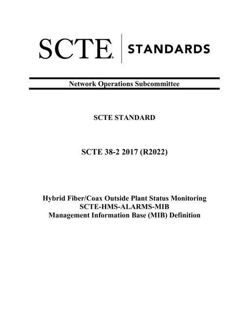 SCTE 38-2 2017 (R2022)