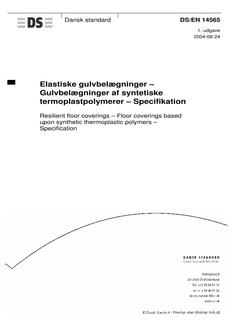 DANSK DS/EN 14565
