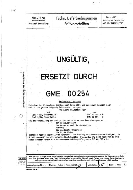 GME OPEL 4204