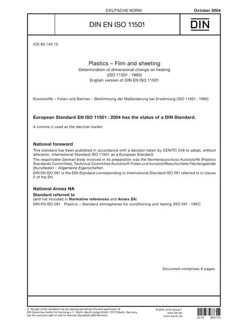 DIN EN ISO 11501