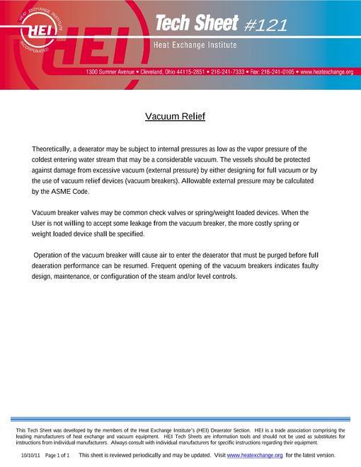 HEI Tech Sheet #121