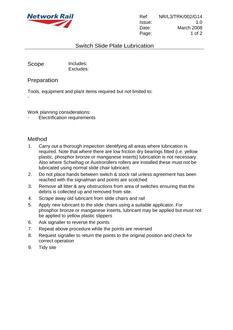 NR NR/L3/TRK/002/G14 ISSUE 1
