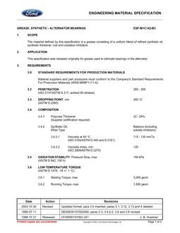 FORD ESF-M1C142-B3