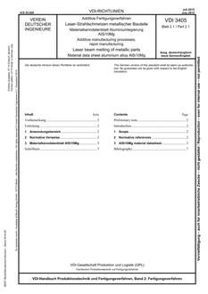 VDI VDI 3405 BLATT 2.1