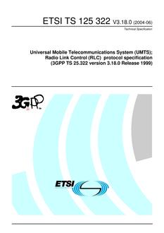 ETSI TS 125 322