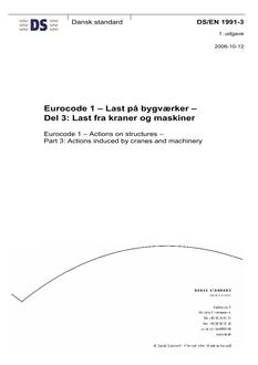 DANSK DS/EN 1991-3