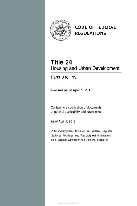 CFR 24CFR 0-End