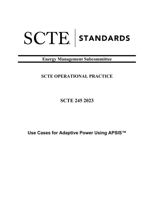 SCTE 245 2023