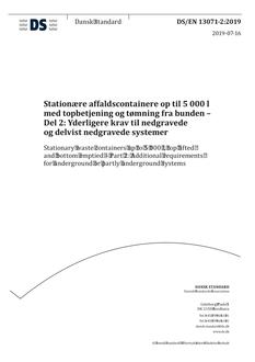 DANSK DS/EN 13071-2