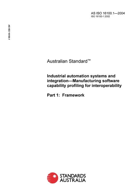 AS ISO 16100.1-2004