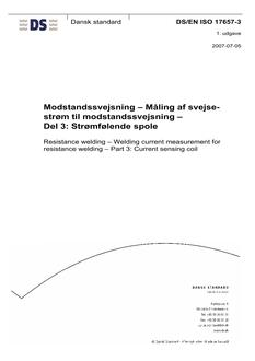DANSK DS/EN ISO 17657-3