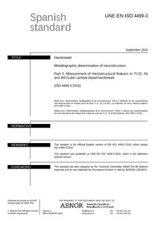 AENOR UNE-EN ISO 4499-3