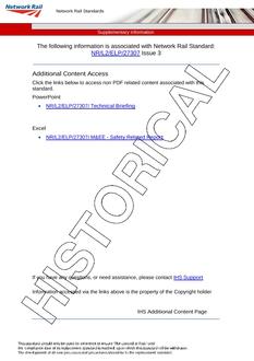 NR NR/L2/ELP/27307 ISSUE 3