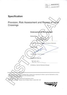 NR NR/SP/OPS/100 ISSUE 1
