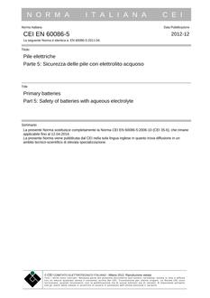 CEI EN 60086-5