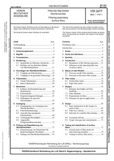 VDI VDI 3677 BLATT 1