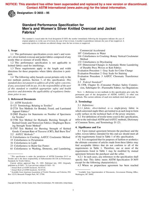 ASTM D3655-95