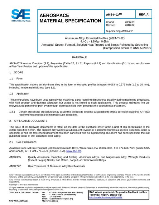 SAE AMS4402A
