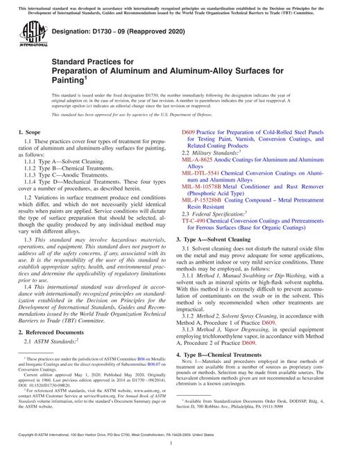 ASTM D1730-09(2020)