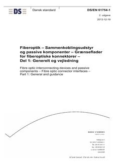 DANSK DS/EN 61754-1
