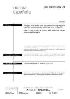 AENOR UNE-EN 88-1+A1