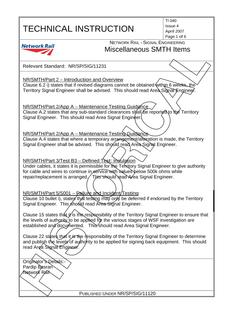 NR TI 040 ISSUE 4