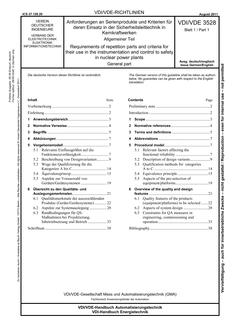 VDI VDI/VDE 3528 BLATT 1