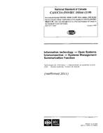 CAN/CSA-ISO/IEC 10164-13-98 (R2011)