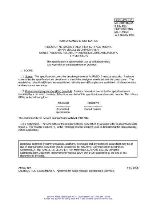 MIL MIL-PRF-914/4A