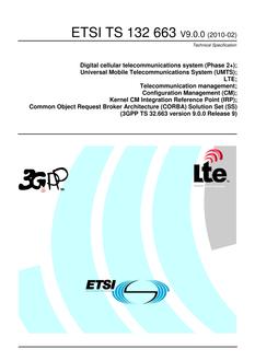 ETSI TS 132 663