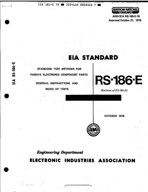 ECIA RS-186-E
