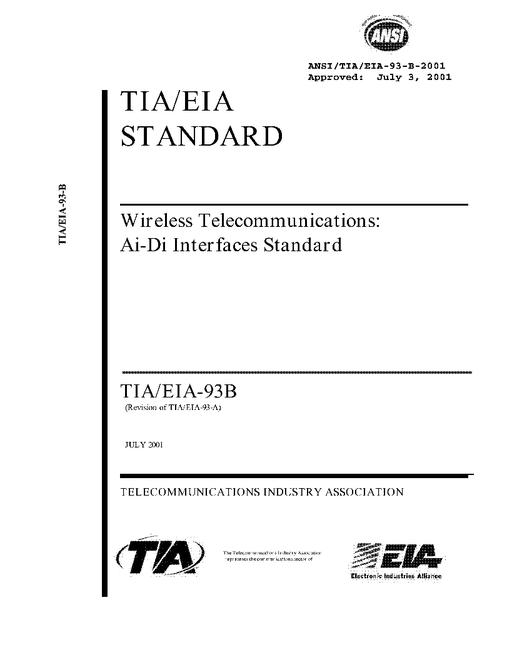 TIA ANSI/TIA/EIA-93-B