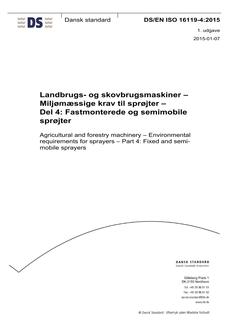 DANSK DS/EN ISO 16119-4