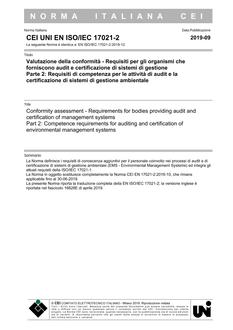 CEI UNI EN ISO/IEC 17021-2
