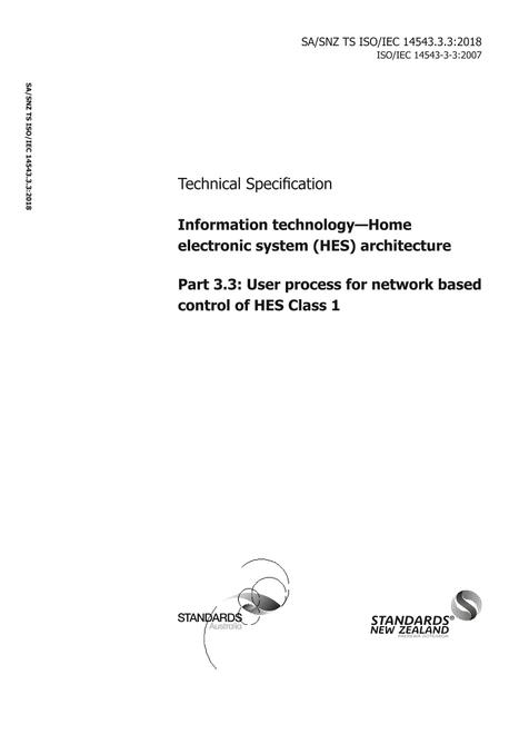 SA/SNZ TS ISO/IEC 14543.3.3:2018