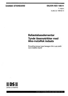 DANSK DS/EN ISO 10511