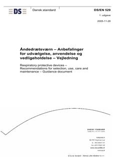 DANSK DS/EN 529