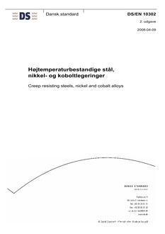 DANSK DS/EN 10302
