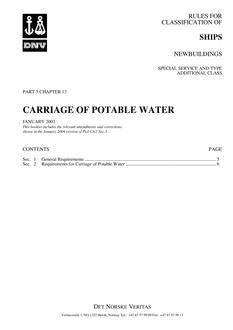 DNV DNV-RU-SHIPS PART 5 CHAPTER 13