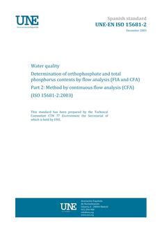 AENOR UNE-EN ISO 15681-2