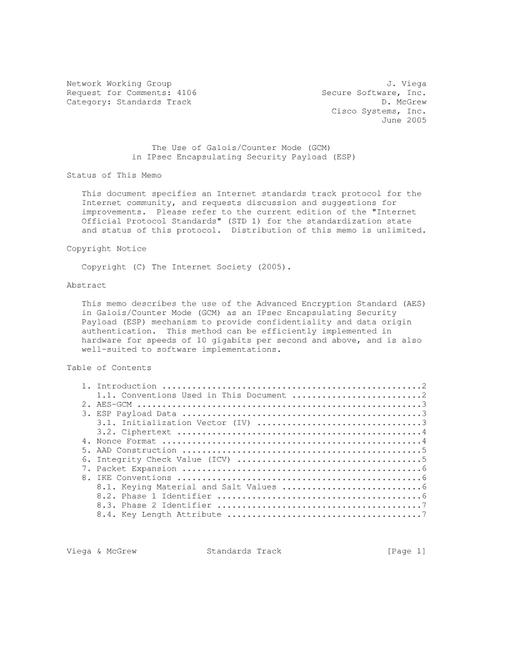 IETF RFC 4106