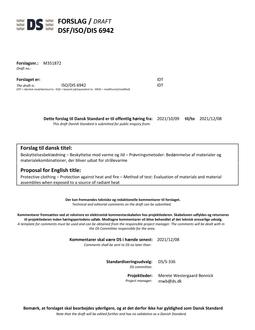 DANSK DSF/ISO/DIS 6942