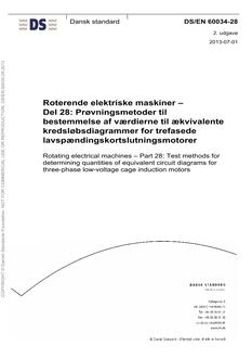 DANSK DS/EN 60034-28