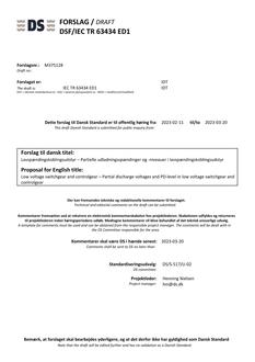 DANSK DSF/IEC TR 63434 ED1