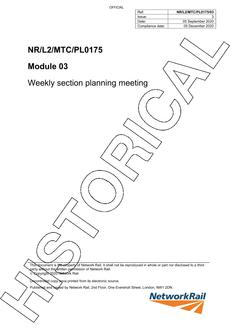 NR NR/L2/MTC/PL0175/MOD03 ISSUE 3