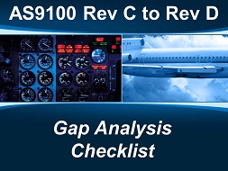AS9100 Rev D - Rev C to Rev D Gap Checklist