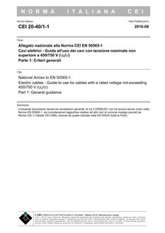 CEI 20-40/1-1