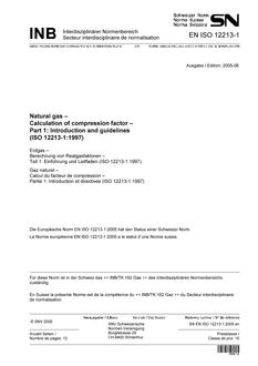 SNV SN EN ISO 12213-1
