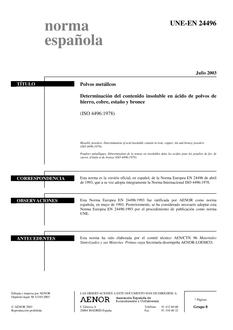 AENOR UNE-EN 24496